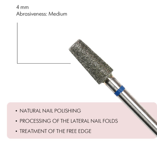 E.Mi Frustum-shaped Diamond Coated Rotary File, 4 mm, Medium abrasiveness