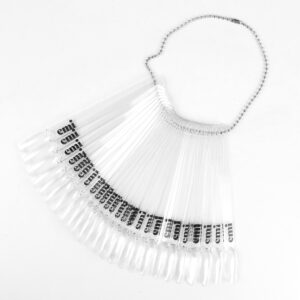 Nail display tips sticks met ketting